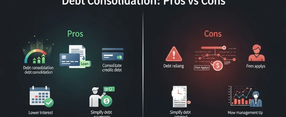 The Pros and Cons of Debt Consolidation Loans
