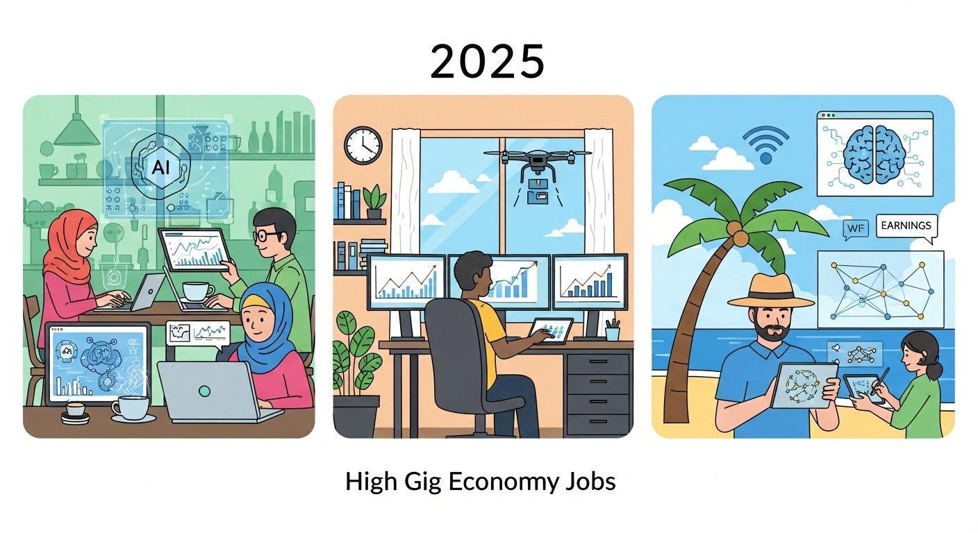 The Most Lucrative Gig Economy Jobs in 2025