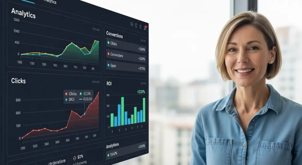 Measurable results from digital marketing with analytics and ROI tracking.